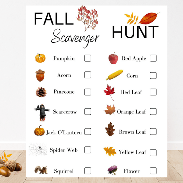 Fall Scavenger Hunt