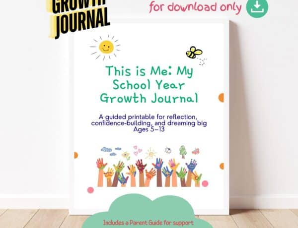 An image of the this is my school year growth journal