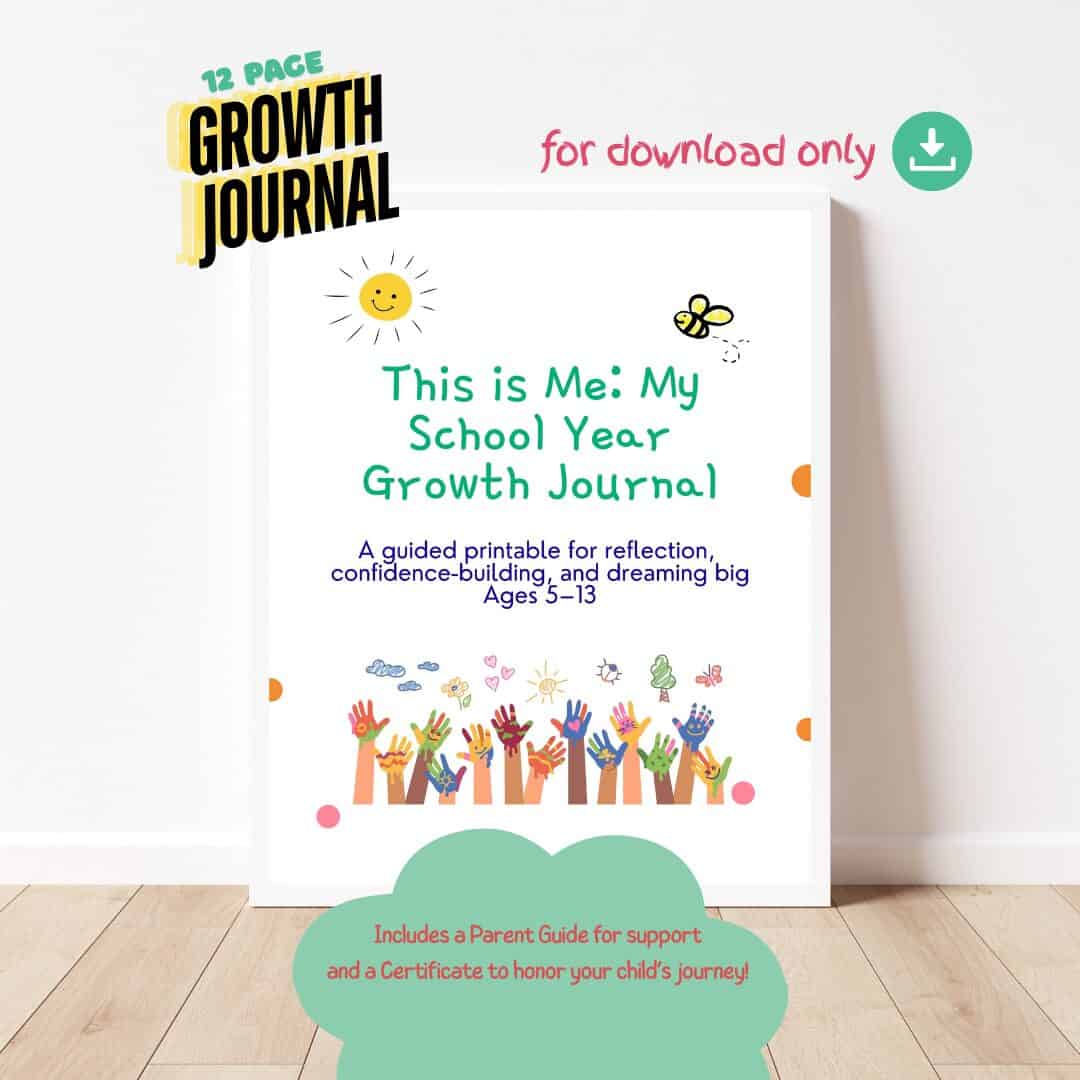 An image of the this is my school year growth journal